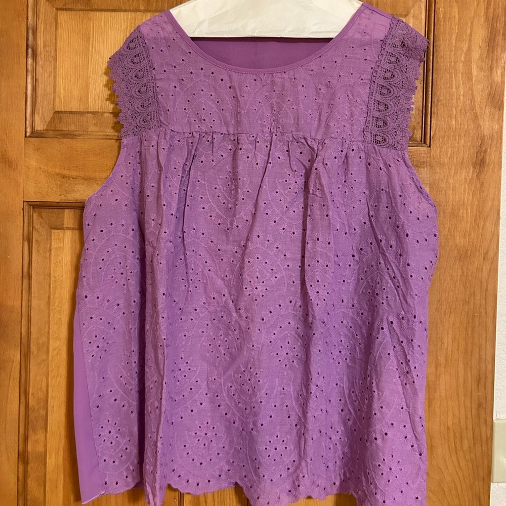 Ladies Eyelet Blouse